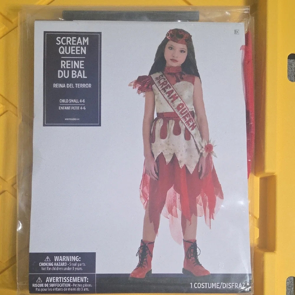 Scream Queen Kids Costume - Red and White